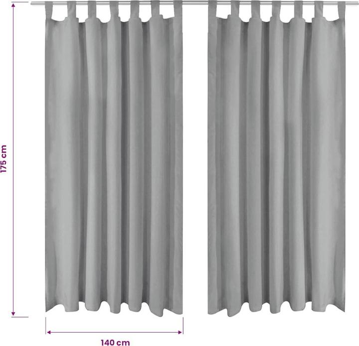 Produktbild vidaXL Vorhang (140 x 175 cm)