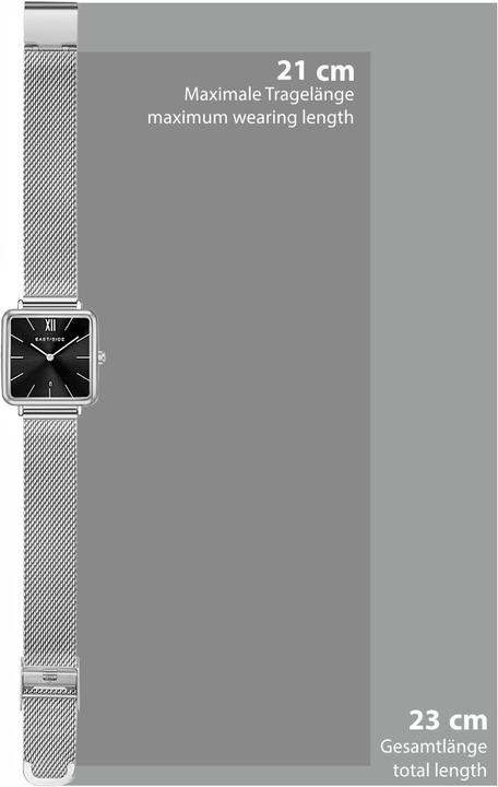 Immagine prodotto Eastside Orologio al quarzo da donna Grand in acciaio inox argento - 24165 (Orologio da polso analogico, 37.60 mm)