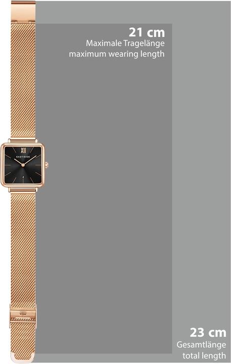 Image du produit Eastside Montre à quartz pour femme Grand en acier inoxydable or rose - 24169 (Montre analogique, 37.60 mm)