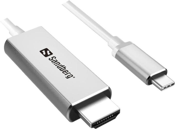 Image du produit Sandberg USB Typ C — HDMI (Typ A) (2 m, HDMI, USB Type C, 1.4)