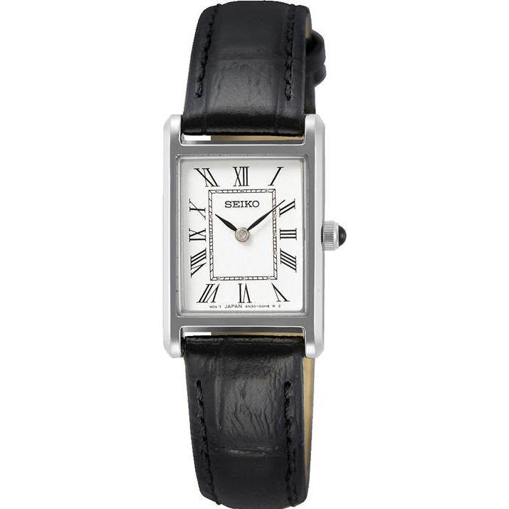 Seiko, Armbanduhr, SWR053P1, Schwarz, (Analoguhr)
