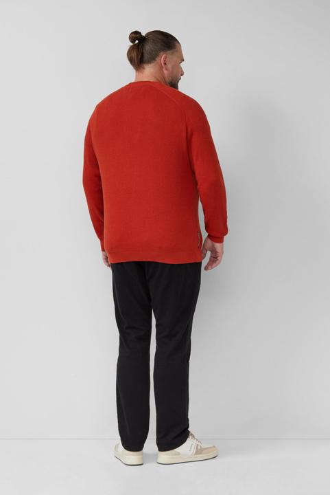 Produktbild s.Oliver Strickpullover Baumwoll-Pullover mit aufgesetzter Brusttasche (5XL)