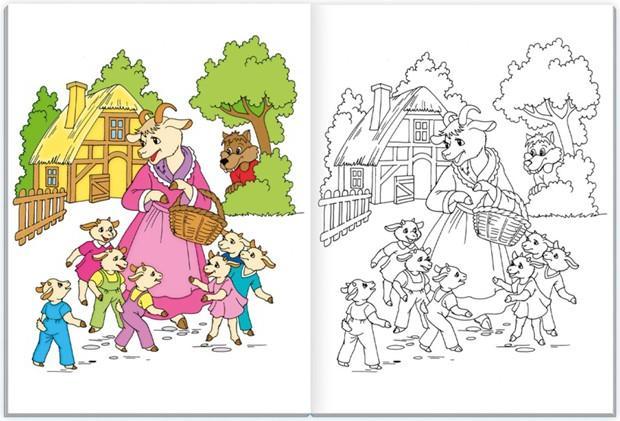 Produktbild Supermalbuch Märchenwelt