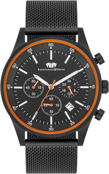 Produktbild Herren Chronograph Goodwill Edelstahl schwarz - 26523 (Chronograph, 43 mm)