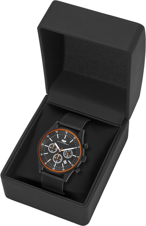 Produktbild Herren Chronograph Goodwill Edelstahl schwarz - 26523 (Chronograph, 43 mm)