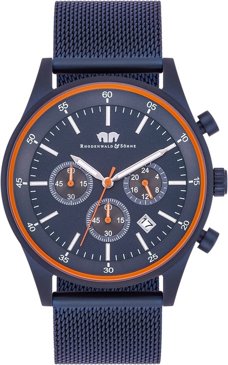 Produktbild Herren Chronograph Goodwill Edelstahl blau - 26527 (Chronograph, 43 mm)
