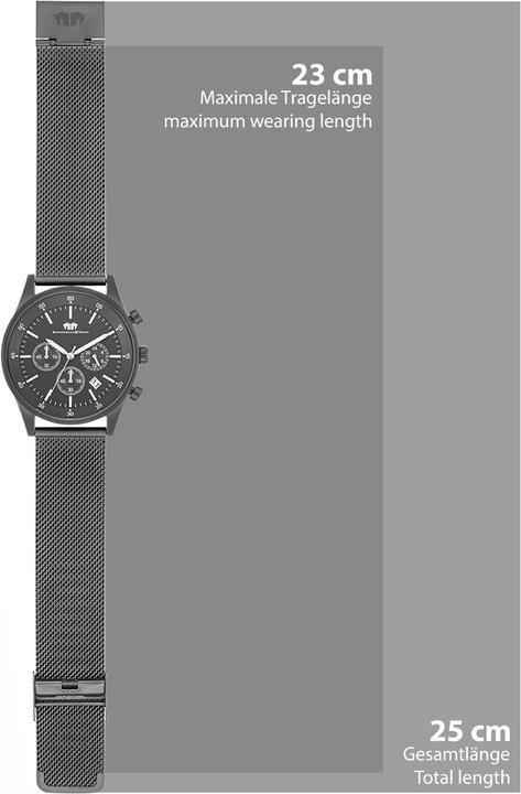 Image du produit Hommes Chronographe Goodwill Acier inoxydable gris - 26525 (Chronographe, 43 mm)