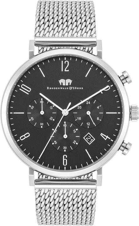 Actual product image Men Chronograph Arakon stainless steel silver - 26533 (Chronograph, 42 mm)