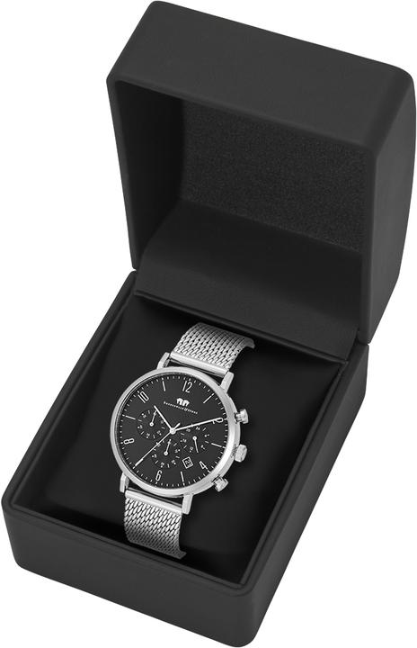 Actual product image Men Chronograph Arakon stainless steel silver - 26533 (Chronograph, 42 mm)