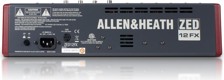 Produktbild Allen & Heath Zed-12fx (Studio- und Livemixer)