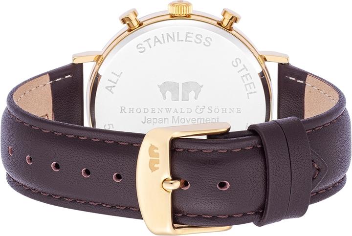 Actual product image Men Chronograph Arakon genuine leather brown - 26535 (Chronograph, 42 mm)