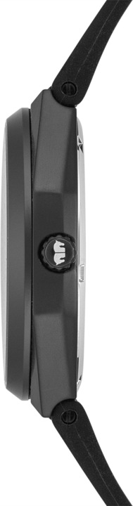 Produktbild Herren Quarzuhr Cooledge Echtleder/Silikon schwarz - 26515 (Analoguhr, 42 mm)