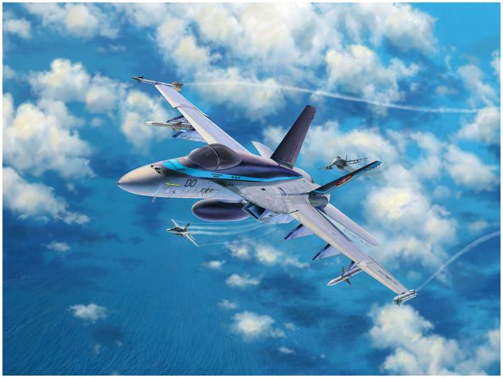 Actual product image Revell F/A-18E Super Hornet Top Gun