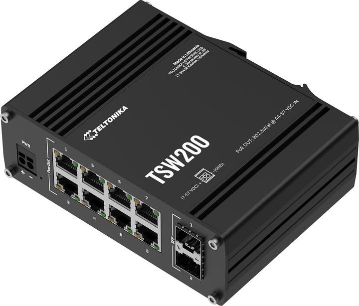 Immagine prodotto Teltonika TSW200 PoE+ switch x8 (10 porte)