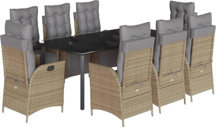 Produktbild vidaXL Garten Essgruppe (200 x 100 x 74 cm)