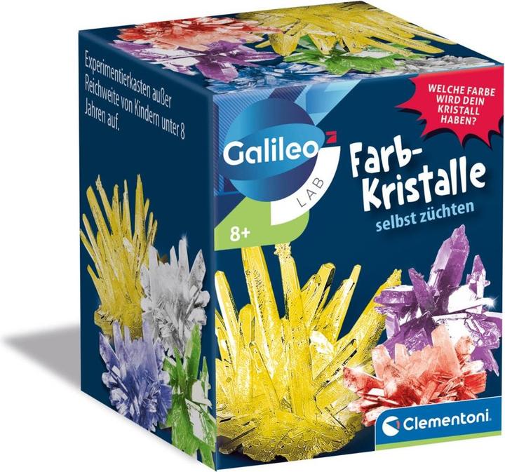 Actual product image Clementoni MiniSet Grow your own coloured crystals