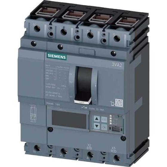 Siemens, Schutzschalter, Leistungsschalter 25A 4p 10-25A/In IP40 3VA2125-0KQ46-0AA0