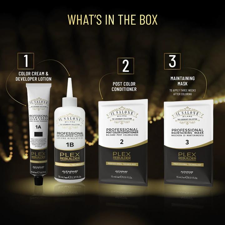 Immagine prodotto Il Salone Milano Plex Rebuilder Crema Colorante Permanente 10.1 Biondo Cenere Extra Chiaro Professionale (10.1 Biondo cenere extrachiaro)