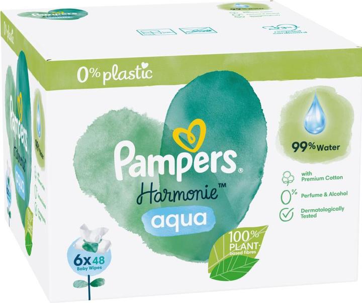 Pampers Harmonie Aqua 6x3x48 Stk. (864 Stück)