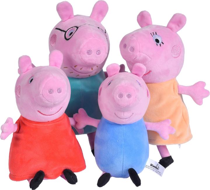 Image du produit Simba La famille Peppa Pig installée dans la voiture (29 cm)