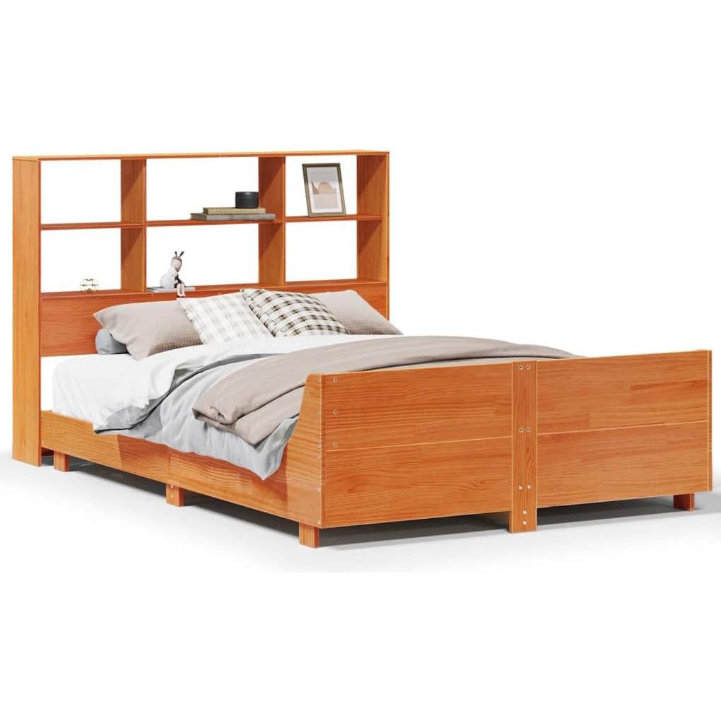 VidaXL, Bett, Massivholzbett Holzbett Bett Doppelbett ohne Matratze 160x200 Kiefernholz (160 x 200 cm)
