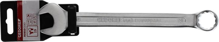 Actual product image Gedore Red red Combination spanner, SW 19 mm, matt satin finish, chrome vanadium steel, silver (19 mm)