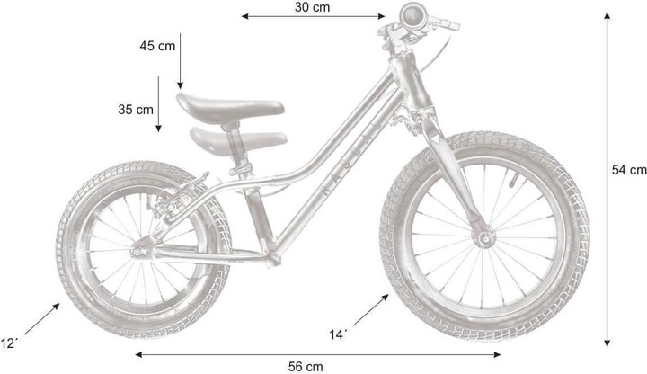 Produktbild Rascal Bikes Punk! - Raspberry (14")
