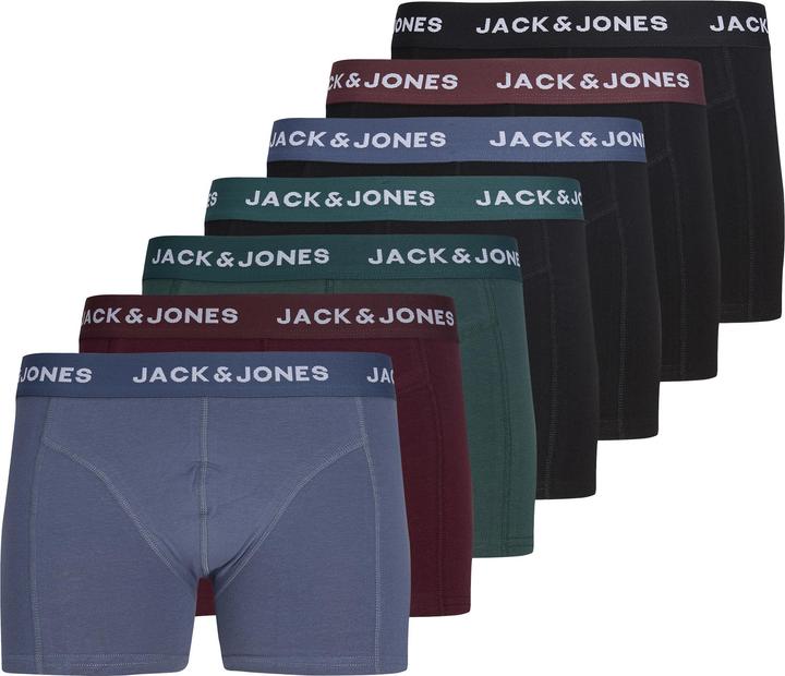 Produktbild Jack & Jones Jactommy Solid Trunks 7 Pack Styd (7er Pack)