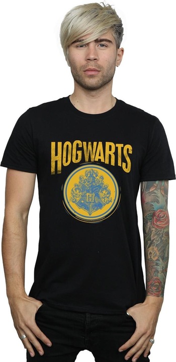 Actual product image Mens Hogwarts Circle Crest T-Shirt (L)