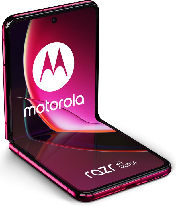 Actual product image Motorola Razr 40 Ultra (256 GB, Viva Magenta, 6.90", SIM + eSIM, 5G)