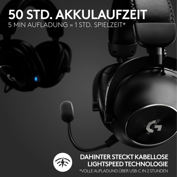 Produktbild Logitech G Pro X 2 Lightspeed (Kabellos, Kabelgebunden)