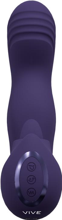 Actual product image Shots Yumi - Rechargeable Triple Motor - G-Spot Finger Motion Vibrator and Flickering Tongue Stimul
