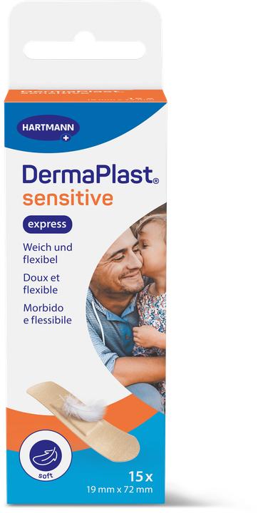 Actual product image DermaPlast Sens Express Strip 19x72mm 15 (15 x)