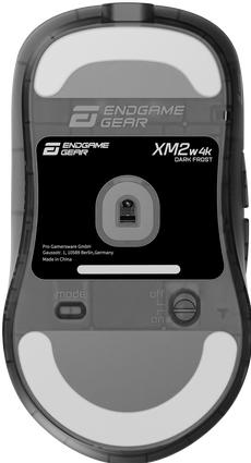 Actual product image Endgame Gear XM2w 4k Wireless Gaming Mouse, wireless - Dark Frost (Wireless)