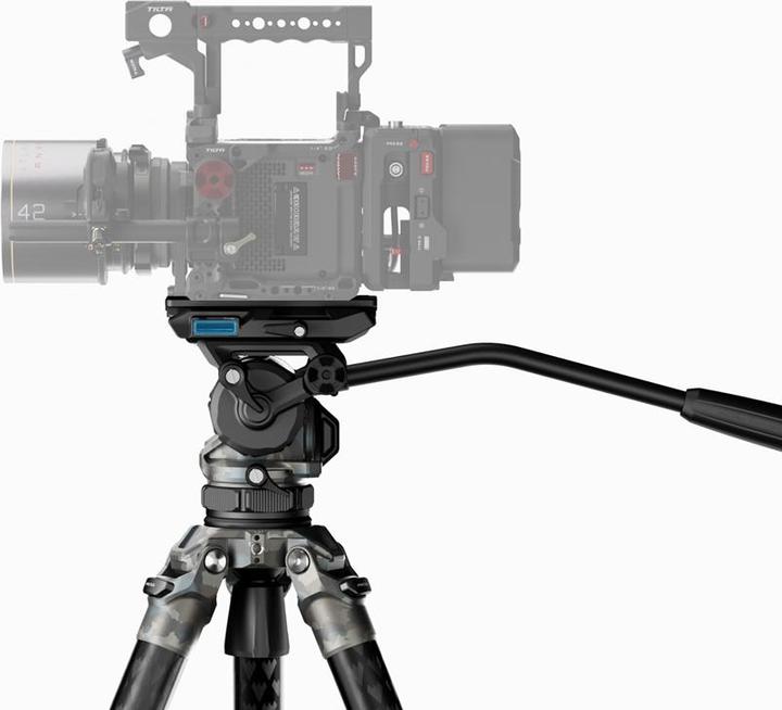 Produktbild Tilta CT08 Cine Fluid Head 75 mm, 3-Stage Carbon Fiber Tripod (Carbon, Metall)