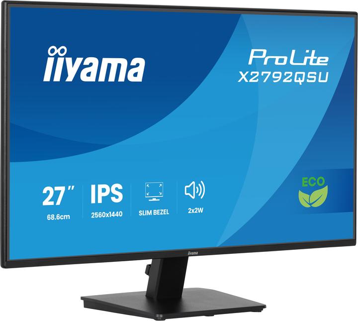 Image du produit iiyama 68.6cm (27") X2792QSU-B1 16:9 HDMI+DP+2xUSB IPS (2560 x 1440 pixels, 27")