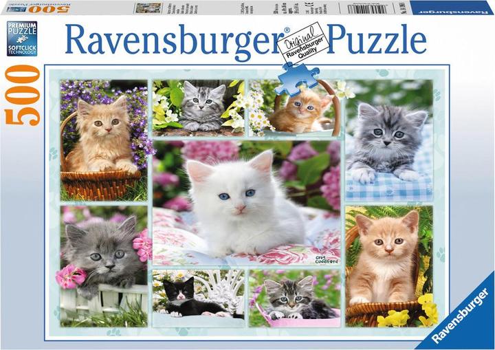 Produktbild Ravensburger Kätzchen im Körbchen (500 Teile)