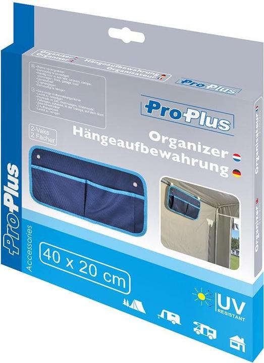 Image du produit ProPlus Rangement suspendu 2 compartiments