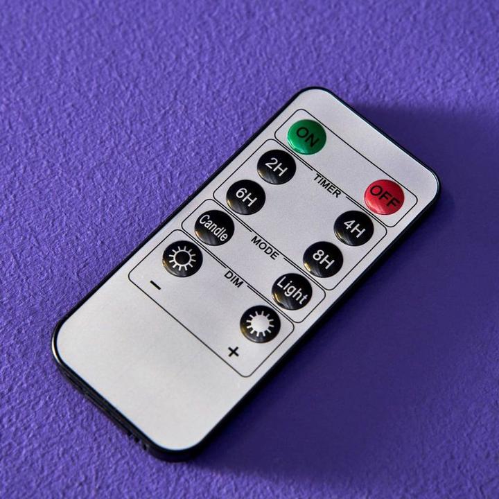 Produktbild Werner Voss Stabkerze LED, blau 4tlg. (1 x)