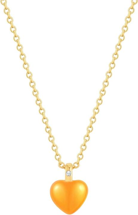 Immagine prodotto Glanzstücke München Collana da donna con cuore in argento - 35932 (Argento, 40 - 45 cm)