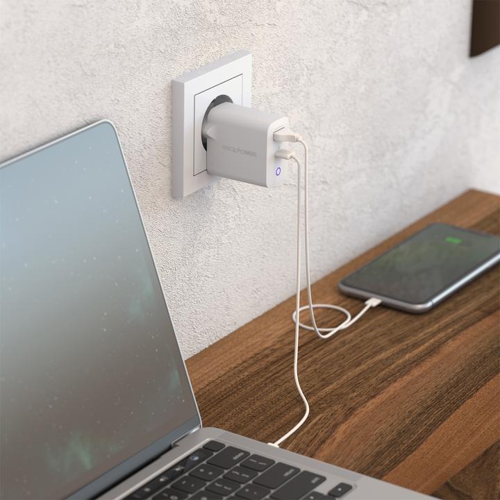 Actual product image RealPower PC-65 GaN Wall Carger (65 W)