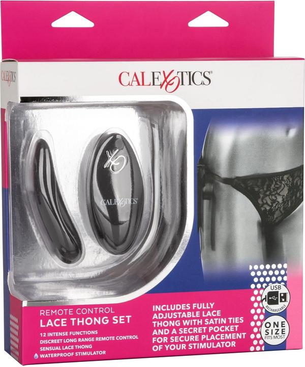 Produktbild CalExotics Remote Control Lace Thong Set