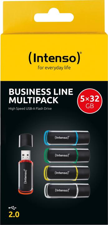 Produktbild Intenso USB Stick Business Line 32GB 5-pack (32 GB, USB-A)