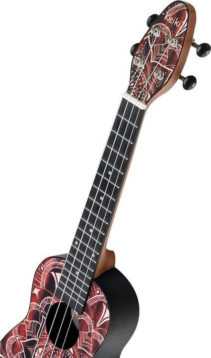 Immagine prodotto Keiki Pacchetto Ukulele - Soprano - Caleidoscopio rosso (Soprano, Soprano)