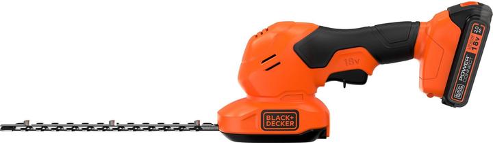 Image du produit Black & Decker Kit de taille d'arbustes BCSS18D1 (Fonctionnement sur batterie)