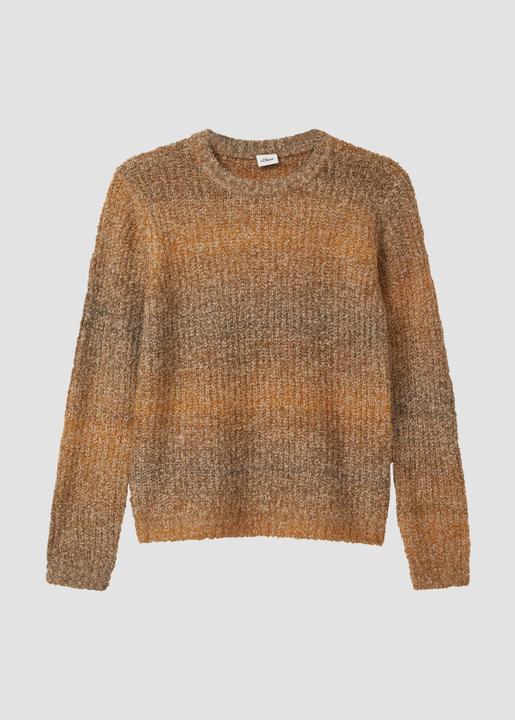 Produktbild s.Oliver Strickpullover Weicher Grobstrick-Pullover mit Farbverlauf (158, 164)