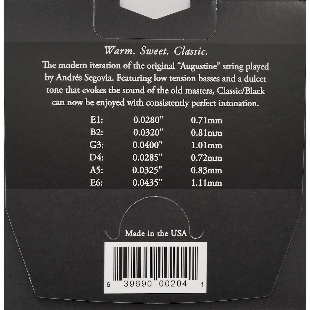 Thumbnail - Augustine Classic Black Soft (6 x, Gitarre, 0.04"), Saiten