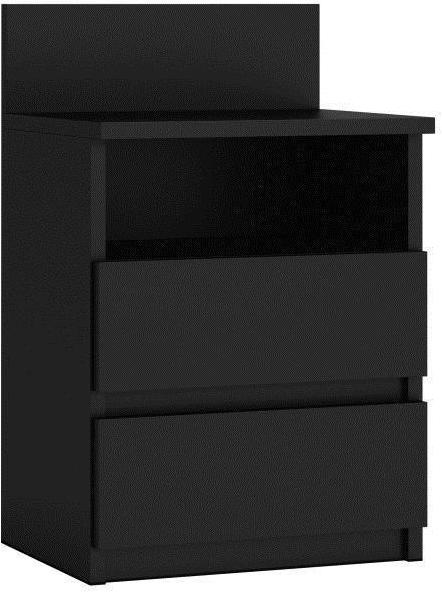 Image du produit Topeshop M1 CZARNA MAT Table de chevet & table de nuit 2 tiroir(s) Table de chevet (40 x 32 x 59 cm)