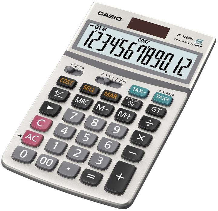 Actual product image Casio JF-120MS (Solar cells, Batteries)