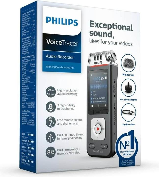 Produktbild Philips Digital Voice Tracer DVT7110 (8 GB)